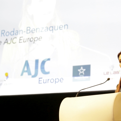 Simone Rodan Benzaquen, directrice d’AJC Europe. Juin 2018