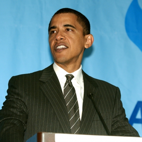 Barack Obama, sénateur de l’État de l’Illinois aux Etats-Unis. Juin 2004